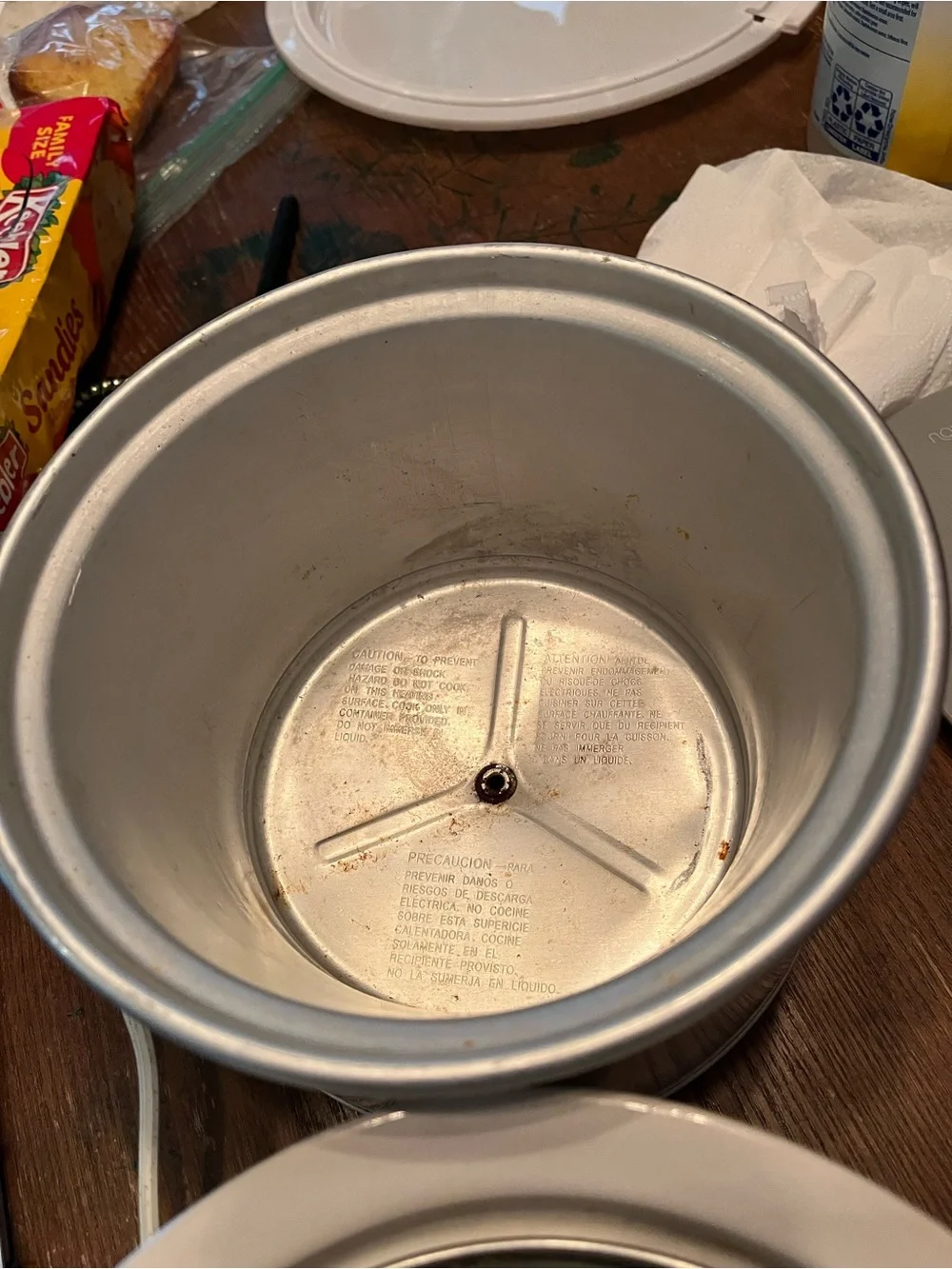 Rival Crock-Pot Compact Slow Cooker in White